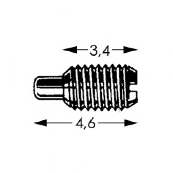 Federbolzenschraube 4 mm
